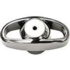 Drawup Tappo per impugnatura in metallo grigio per mulinello da pesca Daiwa CC80 CR80 AIRD80 - coperchio a vite 21,2 x 9 mm (1 pezzo)