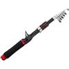 Drawup Canna da pesca in fibra di carbonio, 1,8 m, punta solida, sensibile (A-Baitcast, 1,8 m)