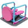 AHSSBSA Mini stepper da 150 kg, 2 fasce di resistenza, display LED, sedile girevole
