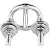 Moliuoly Anello di traino Wakeboard, 62 mm, in acciaio inox 316 | Acciaio inossidabile 316, lucidato, previene lo sfilacciamento della corda, per sci acquatici e tubing