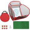 Genérico Rete da pitching per golf, portatile, per allenamento swing | Accessori per bersaglio da golf per interni, per uomini, papà, nonno, marito, golfista, principianti, amanti del golf