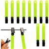 Generico Trail Markers Reflective PVC Trail - Marking Ribbon Hunting Tacks High PVC | High Visibility Reflector Reflective PVC Marking Ribbon | Hunting Reflector Tacks Tree Markers Hiking Outdoor Hiking Outdoor