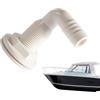 Generisch Connettore di passaggio marino a 90 gradi, scarico della pompa di sentina | Connettore Thru Drain e connettore Thru-Thru, raccordi idraulici per barche attraverso lo scafo, installazioni a bordo marina