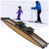 CHUOZI Macchina da sci e leg trainer, attrezzatura per fitness aerobico indoor per allenamento del corpo e della vita, simulatore per allenamenti efficaci