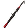 Drawup Canna da pesca da viaggio compatta da 1,8 m per zaino in spalla | Design telescopico ultraportatile, lunghezza 1,8 m, struttura in fibra di carbonio, ideale per viaggi ed escursioni