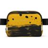 kkvhhyuo Marsupio a tracolla con tracolla regolabile, Giallo senape e nero, One Size | New York Paintings - Marsupio con stampa a tracolla, per escursionismo, corsa, uomo e donna