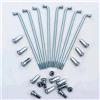 GMZQSN 36 raggi per bici elettrica da 12 G, 185-245 mm, 2,5 mm, in acciaio #45, con nippli (210 mm)