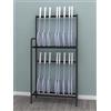 Generic Porta Racchette 2 Ripiani 32 Slot, Scaffale Pavimento, Spugna