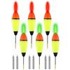 Generic Rock Fishing Float Set con EVA Bright Visibility Bobbers | Struttura del ciclo inferiore e batterie CR425 per uso notturno