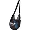 Limtula Borsa da trasporto in nylon capacità | Strisce riflettenti, scomparti multipli, tracolla regolabile, borsa a tracolla in nylon per palloni da calcio ogni