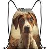 Anceky Zaino con coulisse per palestra, borsa con coulisse per cani, borsa da nuoto per uomo e donna