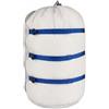 Drawup Sacca compatta a compressione 20D, in silicone e nylon, per sacchi a pelo, vestiti, escursionismo, viaggi, attrezzatura all'aperto, colore bianco, taglia S (taglia L)