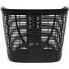 ADOCARN Cestino Bici Anteriore Plastico 0266 Nero Grande Capienza | City Bike e Bici Elettriche, Installazione Facile, Stile Minimalista, Uso Viaggio e Ufficio