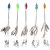 Purokise Kit Esca per Pesca, Umbrella Rig in Acciaio Inox per Bass, 5 Bracci