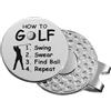 Generisch Clip magnetica per cappello da golf, marcatore di palline, clip magnetica | Porta marcatori da golf, portatile, facile da raggiungere, design magnetico a sgancio rapido, per cappelli, pantaloni