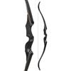 HNZMDY Set arco ricurvo smontabile per adulti da 60 - Riser in lega di magnesio da 25-65libbre, arco per destrimani RH per caccia e tiro con l'arco (50 LBS, Nackter Bogen)