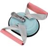 TEHAUX Sit-up Bar Trainer, Crunches Aid, in Ferro, Gomma e Schiuma, Rope Strap, per Addominali e Allenamento a Casa e Indoor