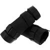 MOBUTOFU Copertura per Pesi alla Caviglia Nera 2 Pezzi, Mesh Cotone | Uomo, per Walking e Fitness Exercises, Resistenza Aggiuntiva, per Piastre in Acciaio da 8kg