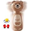 Generisch Sacco da boxe gonfiabile, 120 cm, con guanti e pompa, accessori per | Sacco da boxe gonfiabile, 120 cm, accessorio per allenamento per bambini, con guanti e pompa, per fitness