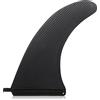 SHUAIGUO Tavola da surf a pinna centrale singola in nylon, longboard da 16,5 cm, 22,9 cm, 25,4 cm