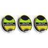 Drawup Lenza da pesca in cotone ad alta elasticità, 3 bobine rosse | Materiale resistente, supporta galleggianti pesanti, ideale per piattaforme scorrevoli, filo rosso, valore sfuso