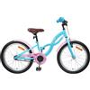Bendmaxx Bicicletta per bambini da 20 pollici, blu cielo, in acciaio, con manubrio e sella regolabili, parafango, campanello, freno per 6-11 anni, ideale per il tempo libero, la vita quotidiana, il