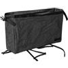 Drawup Zaino ultraleggero da 12 l, impermeabile, con coperchio superiore, per escursionismo, campeggio, trekking, borsa roll-top in nylon, nero, verde militare, 42 x 27 x 12 cm (nero)