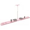 harayaa Abdominal Tavola Scorrevole Attrezzo Addominali Macchina Core Esercizi Ritorno Automatico Struttura Compatta Materiale PP con Piedini Antiscivolo, Rosa, Rosa, con Corrimano