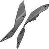 Sandyseptember Scooter elettrico posteriore Shell Guardie Per Ninebot Per | PC+ASA Pannelli protettivi per il corpo, coperture sottili antigraffio con installazione sicura, set di 2 pezzi grigio per