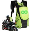 Generisch Borsa luminosa a LED per uomo e donna, verde, Siehe Beschreibung | Zaino da trekking a LED, riflettente, leggero, per uomo e donna, per attività all'aperto, urbano, notte, ciclismo, viaggi