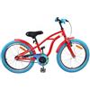 Bendmaxx Bicicletta per bambini da 4 a 6 anni, con telaio in acciaio, manubrio in gomma, riflettori, parafango, campanello e supporto, ideale per parco, tempo libero, vita quotidiana e mobilità