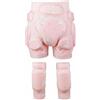 LRXFPIYF Jiuvaso Paracolpi per Neve Bambini con Protezioni Ginocchio E Anca in Schiuma Rinforzata per Snowboard E Pattinaggio con Tessuto Traspirante Comodo Adatto , S , Unicorno