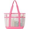 CAZSTYK Borsa da piscina in rete trasparente | Borsone da spiaggia con tasche esterne, pannelli del corpo facilmente visibili e manici lunghi sulle spalle