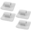 BESTOMZ Staffe Supporto Motore per Kayak e Canoa, 4 Pezzi, Fibbie in PVC con Fori da 2 cm e Diametro Interno 2 mm, Fissaggio Robusto per Barche Gonfiabili e Imbarcazioni da Pesca