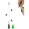 Mimoqk Esche da pesca realistiche, esche artificiali per pesca a mosca | Esche da pesca realistiche per percorso, salmone, trota arcobaleno