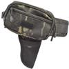CAZSTYK per attrezzi con tasca frontale con, Black camouflage | in nylon regolabile per escursioni, trasporto quotidiano e viaggi