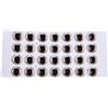 Drawup Occhi da pesca 3D realistici da 6 mm a 12 mm, olografici, per spigola, trota, luccio, legatura a mosca, esche morbide, materiale artigianale (argento, 10 mm)