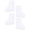 CRAFTHROU Copriscarpe da Pattinaggio Resistenti all'Usura 2 Paia Bianco | Fluff, per Scarponi da Figura e Skate, Uso Casa e Viaggio, Taglie 37-39