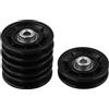 Drawup Puleggia da palestra 90 mm cuscinetto in nylon per macchina per cavi Lat Pulldown fai da te Home Gym System accessorio