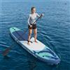 Augerlite HYDROS - Tavola da SUP gonfiabile, 335 x 76 x 15 cm, in PVC, con borsa per il trasporto e set di accessori, per tempo libero, all'aperto, lago, fiume, mare, yoga, fitness, campeggio