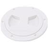 Akozon Passo D'Uomo Rotondo 4 Pollici Non Scivoloso con Coperchio | Costruzione in ABS, Tenuta Stagna Impermeabile, Diametro Esterno 143mm, Interno 104mm, per Vani di Barche e yacht.