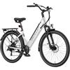 Bekup V1 - Bicicletta elettrica da 26 pollici per adulti, 36 V, 14,5 Ah, con motore posteriore da 250 W, portata fino a 75 km, cambio Shimano a 7 marce, display LCD, freni a disco, 25 km/h