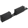 Changor Borsa da Immersione Laterale in Nylon con Design a Rete Impermeabile per Forniture Subacquee, Compatta e Leggera, Nera, 1 Borsa Esterna e 2 Tasche Interne