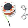 Morain Scubas Diving Finger Bobine Bobine Leggero Resistente alla corrosione Mulinello da immersione per la pesca e l'esplorazione