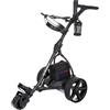ULTRA MAX Ultramax Carrello da golf elettrico con batteria al litio a 27 fori e caricabatterie, accessori gratuiti, 9 velocità, distanza automatica, leggero, pieghevole, in alluminio (nero)