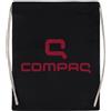 Newtee Compaq Borsa da Palestra Nera in Cotone Riutilizzabile con Coulisse Black Gym Bag Cotton Reusable Drawstring Sport Bag