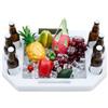 Generisch Tavolo galleggiante per piscina, grande portabibite portatile, per | Tavolo galleggiante per piscina, bar da portata portatile, contiene bevande e snack in modo sicuro, ideale per vacanze al