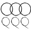 CRAFTHROU 3 Set Tubo Guaina Cavo Freno Bici Professionale Nero | Metallo e Plastica, per Manutenzione e Aggiornamento Cavi, Adatto a Diverse Condizioni Climatiche