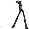 Feegow per Mountain Bike Centro Stand Alluminio Antiscivolo Base per Mountain Bike | Lega leggera, per stabilità a doppia gamba, adatta a ruote da 24-29, finitura nera, design con montaggio posteriore