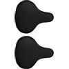Hentenry 2 / 4 confezioni di coperture per selle bici regolabili, in nylon | Protezione per sellino in nylon resistente con cuscinetti antiscivolo per lunghe distanze in bicicletta e ciclismo all'aperto